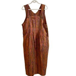 Nnamdi Ibenagu Spirit Of Courage Womens Jumper Dress Size Medium Multicolor